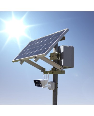 Kit vidéosurveillance 24h sur 24h caméra 4G 5 Mpx solaire autonome waterproof 128 Go Kit vidéosurveillance 24h sur 24h caméra 4G 5 Mpx solaire autonome waterproof 128 Go