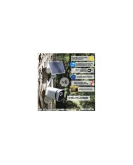 Kit vidéosurveillance 6 caméras solaires UHD 2K Wifi un écran LCD 10.1 récepteur enregistreur microSD 128 Go