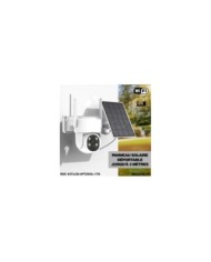 Kit vidéosurveillance WiFi 4 caméra solaire pilotable PIR Ultra HD avec écran LCD 10.1 récepteur enregistreur 1To