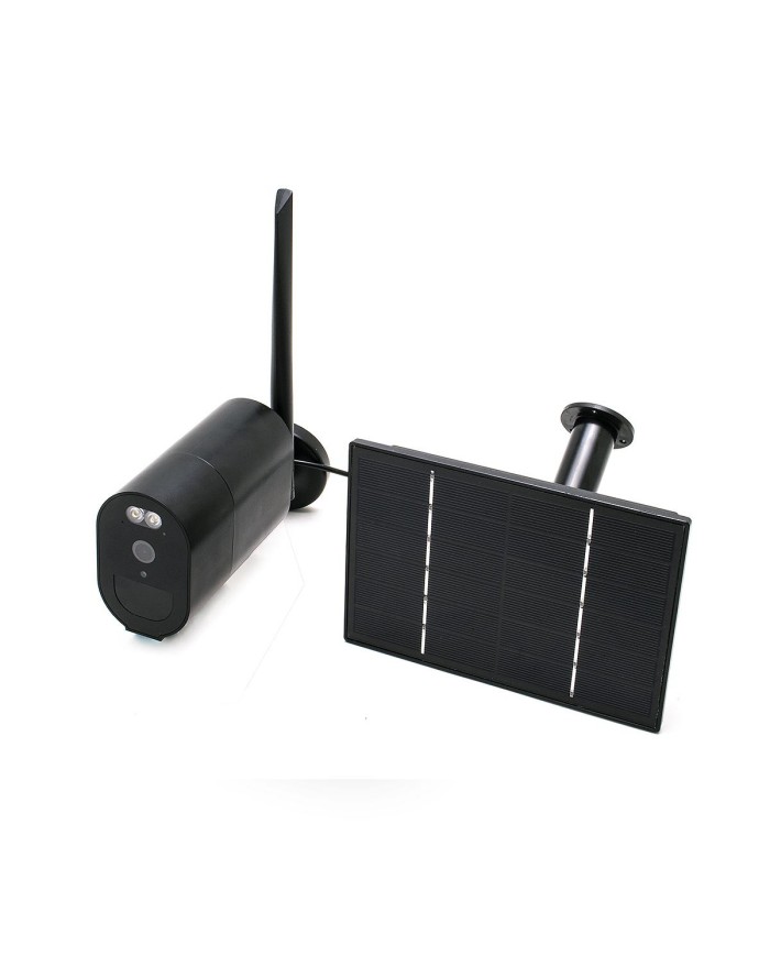 Caméra 4G autonome solaire enregistrement HD 1080P détection PIR sur carte micro SD 128Go