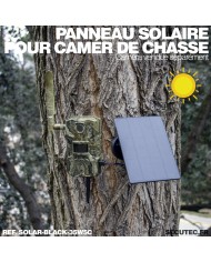 Panneau solaire 5W pour caméra de chasse connexion USB-C longueur 3 mètres