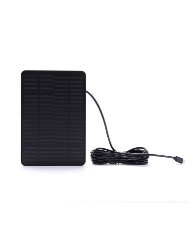 Panneau solaire 5W pour caméra de chasse connexion USB-C longueur 3 mètres Panneau solaire 5W pour caméra de chasse connexion USB-C longueur 3 mètres