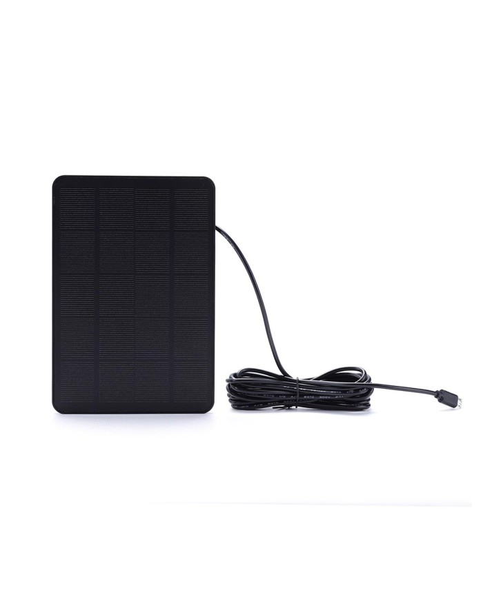 Panneau solaire 5W pour caméra de chasse connexion USB-C longueur 3 mètres