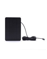 Panneau solaire 5W pour caméra de chasse connexion USB-C longueur 3 mètres