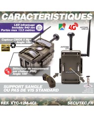 Caméra de chasse HD 1080P IR invisible GPS GSM 4G Caméra de chasse HD 1080P IR invisible GPS GSM 4G