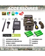 Caméra de chasse HD 1080P IR invisible GPS GSM 4G Caméra de chasse HD 1080P IR invisible GPS GSM 4G
