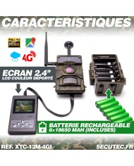 Caméra de chasse HD 1080P IR invisible GPS GSM 4G Caméra de chasse HD 1080P IR invisible GPS GSM 4G