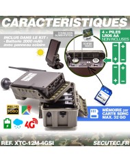 Caméra de chasse HD 1080P IR invisible GPS GSM 4G cloud video et photo