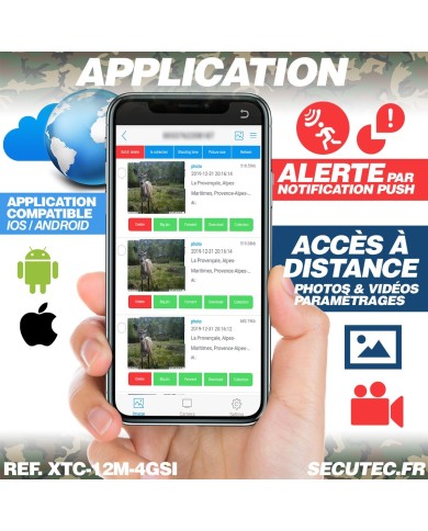 Caméra de chasse HD 1080P IR invisible GPS GSM 4G cloud video et photo Caméra de chasse HD 1080P IR invisible GPS GSM 4G cloud video et photo