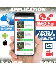 Caméra de chasse HD 1080P IR invisible GPS GSM 4G cloud video et photo