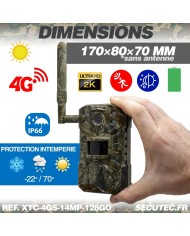 Caméra solaire de chasse 4G vidéo UHD 2K et photo 14 Mpx vision nocturne longue autonomie audio vidéo en direct détection de mou Caméra solaire de chasse 4G vidéo UHD 2K et photo 14 Mpx vision nocturne longue autonomie audio vidéo en direct détection de mou