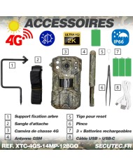 Caméra solaire de chasse 4G vidéo UHD 2K et photo 14 Mpx vision nocturne longue autonomie audio vidéo en direct détection de mou Caméra solaire de chasse 4G vidéo UHD 2K et photo 14 Mpx vision nocturne longue autonomie audio vidéo en direct détection de mou