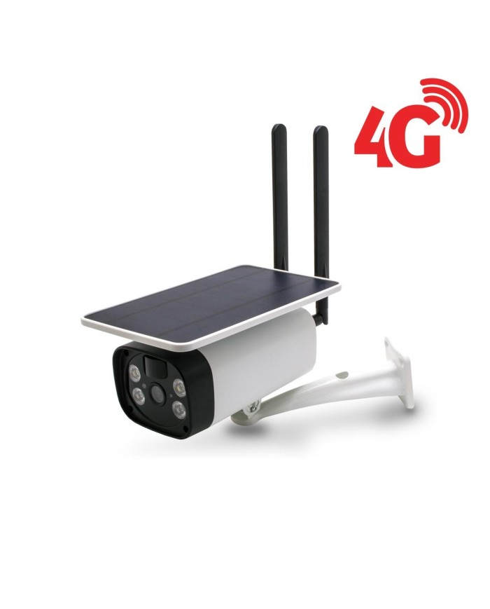 Caméra solaire IP GSM 4G HD 1080P, waterproof, Infrarouge, accès à distance via iPhone, Android et PC