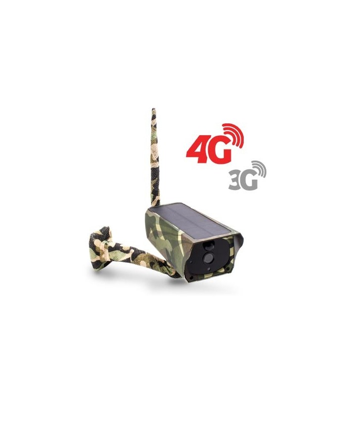 Caméra camouflage solaire 3G 4G  IP Wi-Fi extérieure HD 1080P, détecteur de mouvement PIR, vision nocturne et Notifications P