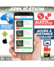 Caméra de chasse 4G UHD 4K IR invisible GPS avec panneau solaire Caméra de chasse 4G UHD 4K IR invisible GPS avec panneau solaire