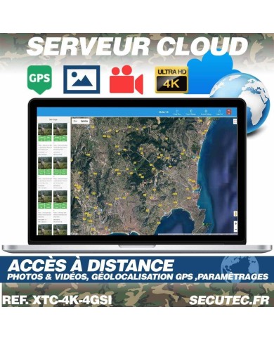 Caméra de chasse 4G UHD 4K IR invisible GPS avec panneau solaire Caméra de chasse 4G UHD 4K IR invisible GPS avec panneau solaire