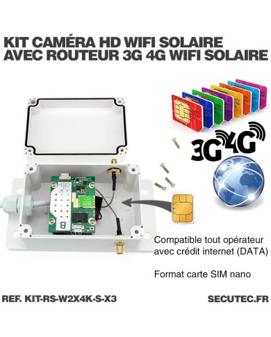 Kit vidéosurveillance 4G autonome solaire avec trois caméras solaire wifi ultra grand angle double objectif UHD 8MP 4K sirène Kit vidéosurveillance 4G autonome solaire avec trois caméras solaire wifi ultra grand angle double objectif UHD 8MP 4K sirène