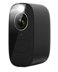 Caméra wifi noire 4MP 2K 128GO vision nocturne invisible très longue autonomie détection humaine