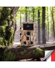 Camera de chasse autonome photo 32 Mpx vidéo audio Full HD vision nocturne invisible étanche IP66 avec connexion Wi-Fi direct po