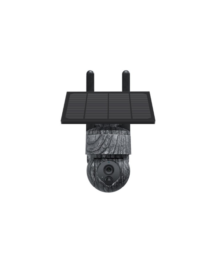 Caméra camouflage pilotable solaire WiFi UHD 2K 4Mpx alerte sirène waterproof infrarouge détection de mouvement 128Go (inclus) Caméra camouflage pilotable solaire WiFi UHD 2K 4Mpx alerte sirène waterproof infrarouge détection de mouvement 128Go (inclus)