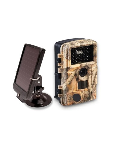 Camera de chasse autonome solaire photo 32 Mpx vidéo audio Full HD vision nocturne invisible étanche IP66 avec connexion Wi-Fi d Camera de chasse autonome solaire photo 32 Mpx vidéo audio Full HD vision nocturne invisible étanche IP66 avec connexion Wi-Fi d