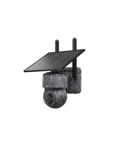 Caméra camouflage pilotable solaire 4G UHD 2K 4Mpx alerte sirène waterproof  infrarouge detection de mouvement Caméra camouflage pilotable solaire 4G UHD 2K 4Mpx alerte sirène waterproof  infrarouge detection de mouvement