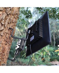 Panneau solaire 10W couleur camouflage multitension compatible toutes caméras longue autonomie batterie 25A