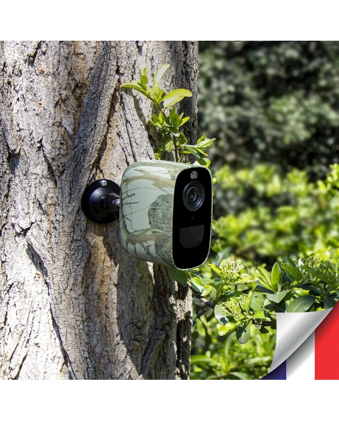 Caméra WiFi camouflage 2K infrarouge invisible batterie très longue autonomie détection de mouvement et humaine 128Go Caméra WiFi camouflage 2K infrarouge invisible batterie très longue autonomie détection de mouvement et humaine 128Go