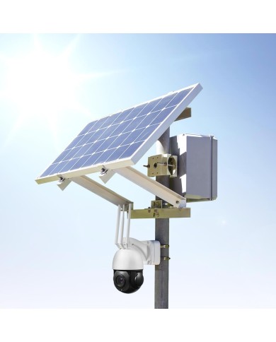 Kit vidéosurveillance 24h sur 24h caméra 4G 4K pilotable solaire Zoom X20 autonome waterproof 128Go Kit vidéosurveillance 24h sur 24h caméra 4G 4K pilotable solaire Zoom X20 autonome waterproof 128Go