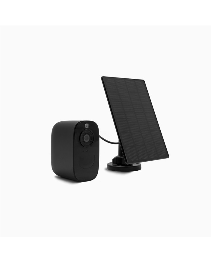 Caméra noire 4G solaire 2K infrarouge invisible batterie très longue autonomie detection humaine et mouvement 128Go