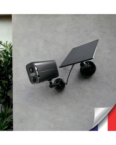 Caméra noire 4G solaire 2K infrarouge invisible batterie ultra longue autonomie detection humaine et mouvement 128Go Caméra noire 4G solaire 2K infrarouge invisible batterie ultra longue autonomie detection humaine et mouvement 128Go