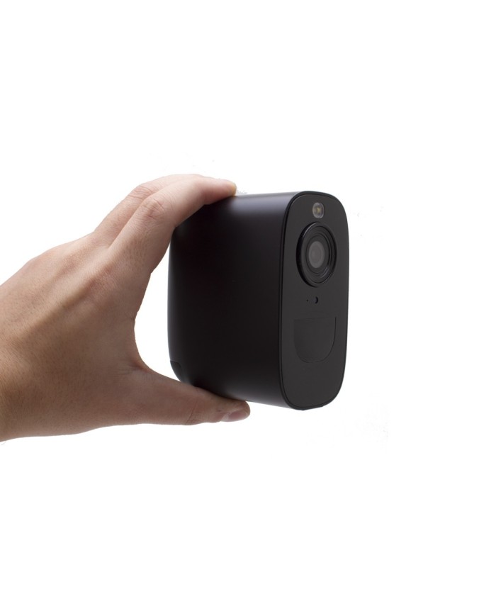 Camera noire WiFi solaire UHD 2K infrarouge invisible très longue autonomie detection de mouvement et humaine 128Go