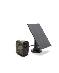Caméra camouflage solaire WiFi 2K IR invisible très longue autonomie détection de mouvement et humaine 128Go Caméra camouflage solaire WiFi 2K IR invisible très longue autonomie détection de mouvement et humaine 128Go