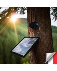 Routeur 3G 4G WiFi autonome solaire batterie couleur noire Routeur 3G 4G WiFi autonome solaire batterie couleur noire