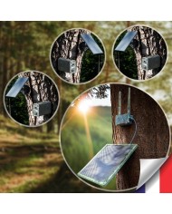 Kit vidéosurveillance camouflage 3G 4G autonome avec 3 caméras