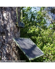 Kit vidéosurveillance camouflage 4G autonome 4 caméras solaires WIFI