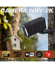 Kit vidéosurveillance 3G 4G autonome 4 caméras solaires WIFI UHD 2K