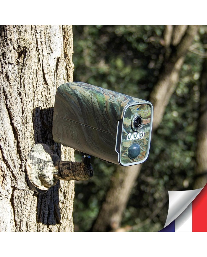 Caméra camouflage WiFi 1080P vision nocturne invisible 128Go ultra longue autonomie détection de mouvement Caméra camouflage WiFi 1080P vision nocturne invisible 128Go ultra longue autonomie détection de mouvement