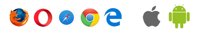 logo plateformes web et smartphones